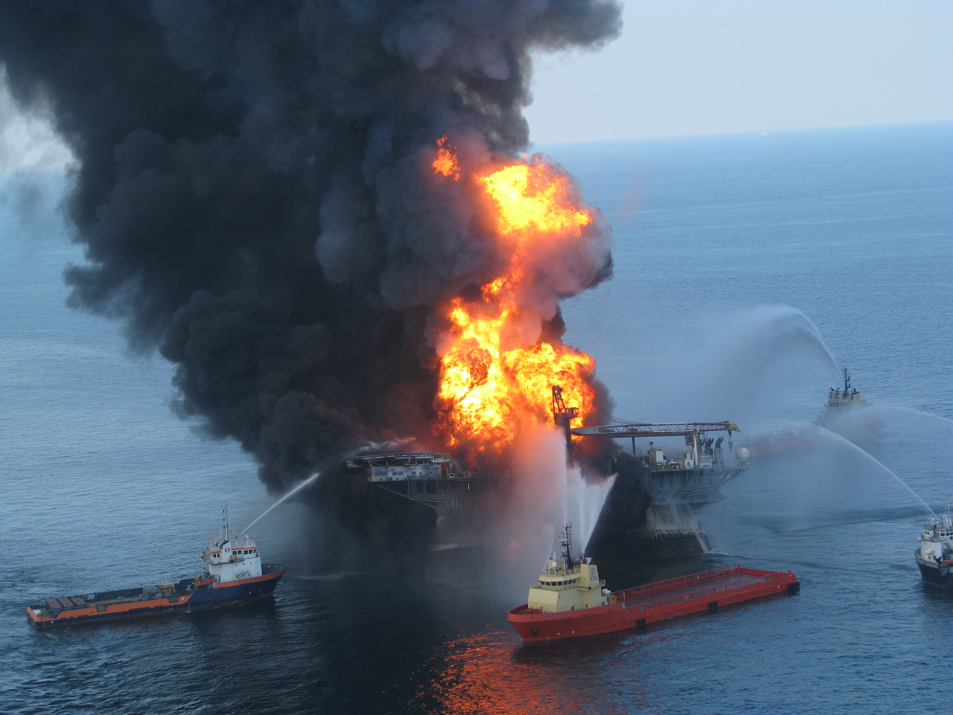 Deepwater Horizon Fire